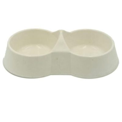 Gamelle Double (Blanc et Bleu)