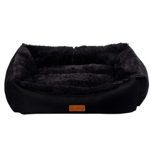Lit premium Chat/Chien Canijess ultradoux (62x44x22cm) Noir