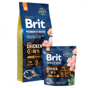 Brit Premium by Nature Chiot race médium M 15kg