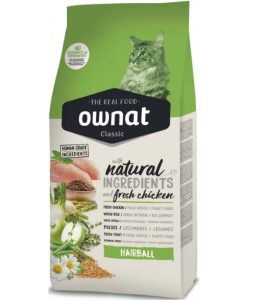 Ownat Classic Hairball anti-boules de poils pour chat adulte 4kg