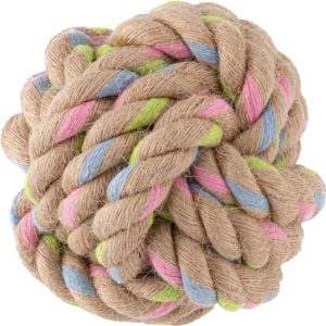 Balle pour chiens en corde de chanvre durable