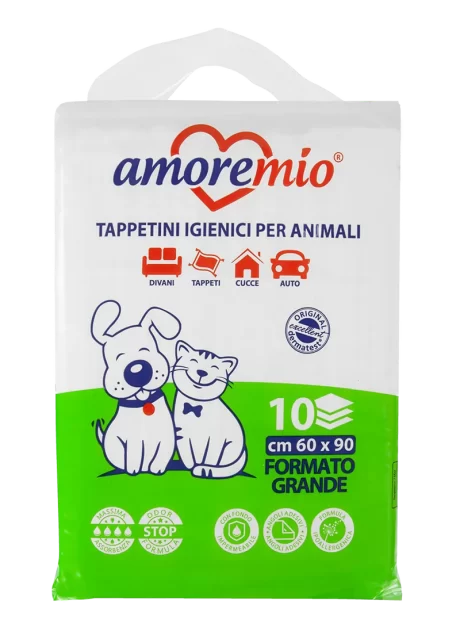 AMOREMIO Tapis Hygiénique 90*60 Pour Chat et Chien (90007)