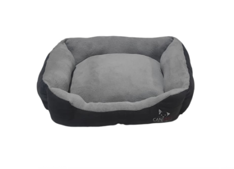 panier couchage medium  gris noir  canijess  55*45 cm  chat / chien