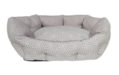 Panier  Lavable avec Coussin  Déhoussable, Canapé pour Chien / Chat  beige