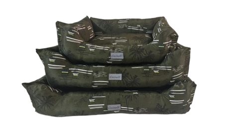 COUSSIN IMPERMIABLE  DESIGN  HUWAI  VERT  pour chien / chat (Copy)