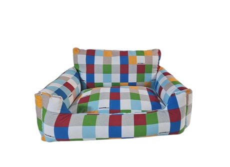 Coussin imperméable intérieur/extérieur  multicouleurs GRIS   70*50 * 24