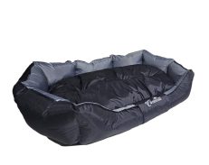 Coussin XXL noir hydrofuge pour chien(100 x 80 x 12 cm )