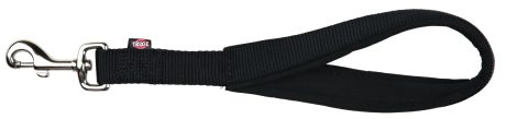 Trixie Premium Laisse courte, Medium/XL, Noir