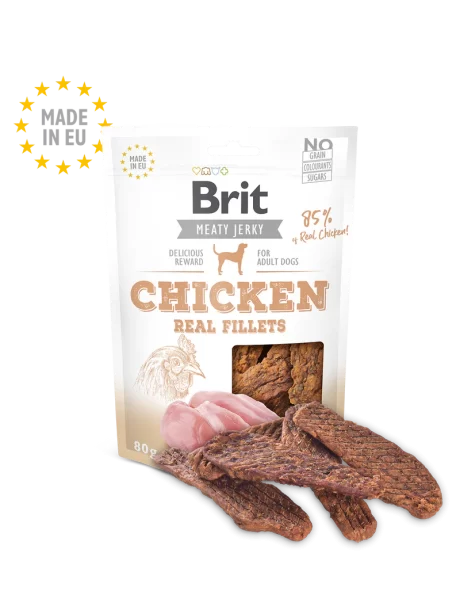 Brit Meat Jerky Snack–Venison Protein bar 80 G