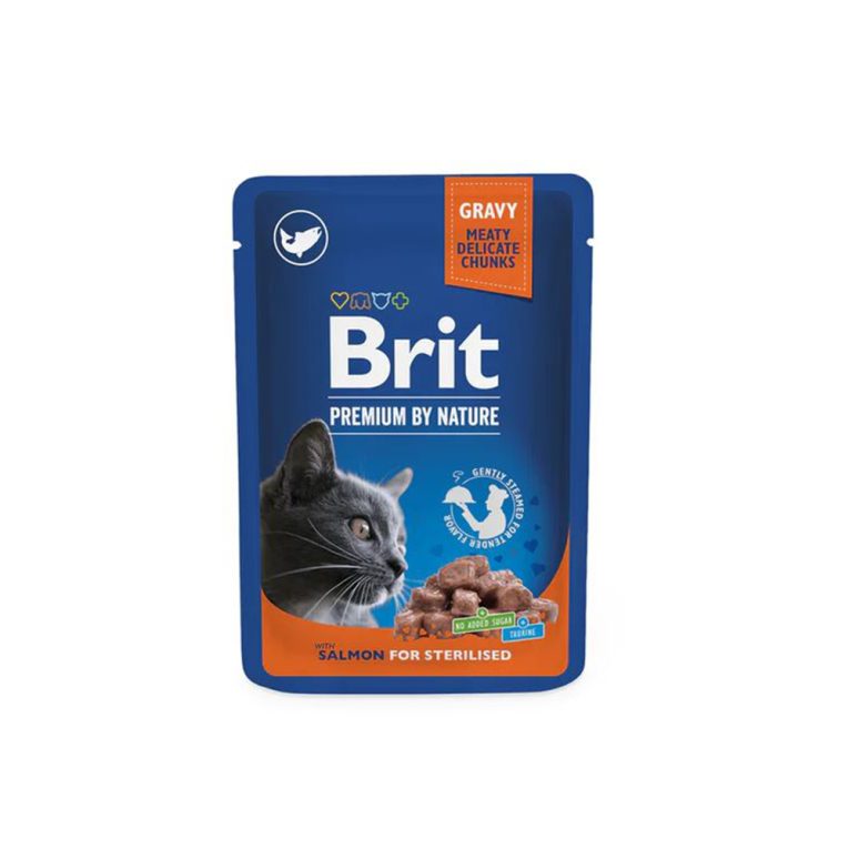 BRIT CHAT SALMON FOR STERILISED