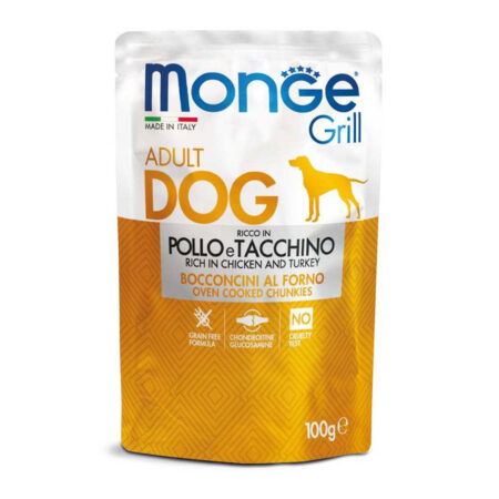 MONGE Grill Dog Wet Chicken 100G