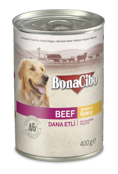 Bonacibo wet food chien 400g-Beef